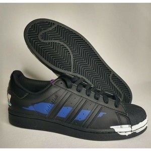 New Adidas Superstar Comic Art Sneaker Black Men's Size: 6.5 / Women's Size: 7.5